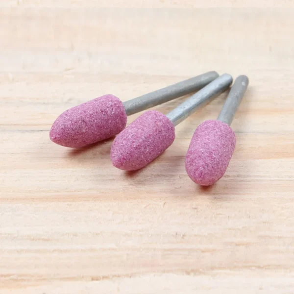 10Pcs Abrasive Mounted Stone For Dremel Accessories Grinding Stone Wheel Head For Dremel Rotary Tools Bullet-Shape Pink - Image 5