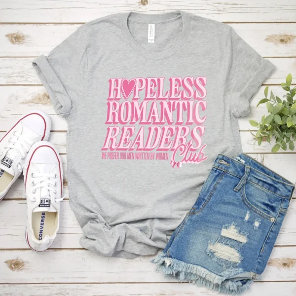 Pink Romance Book Tshirt - Image 4