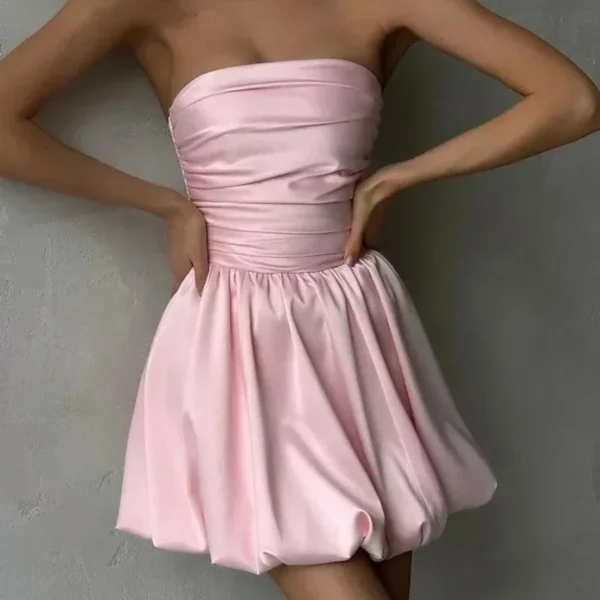 Sexy Bandeau Mini Dress